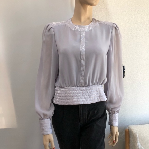 richard warren high neck long sleeve blouse - Picture 12 of 16